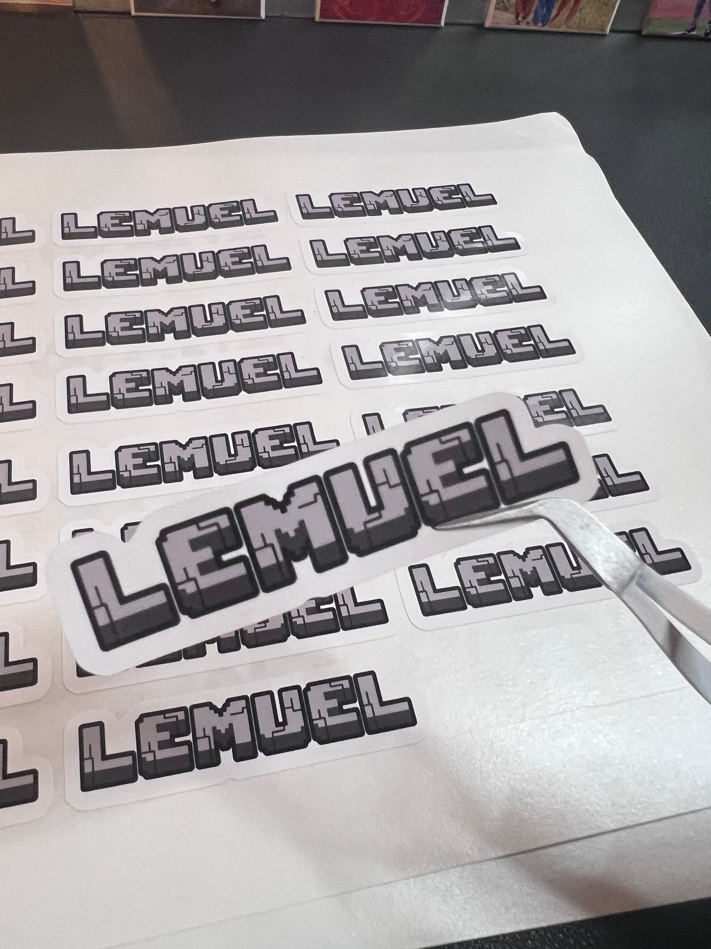 Back to school sticker labels
