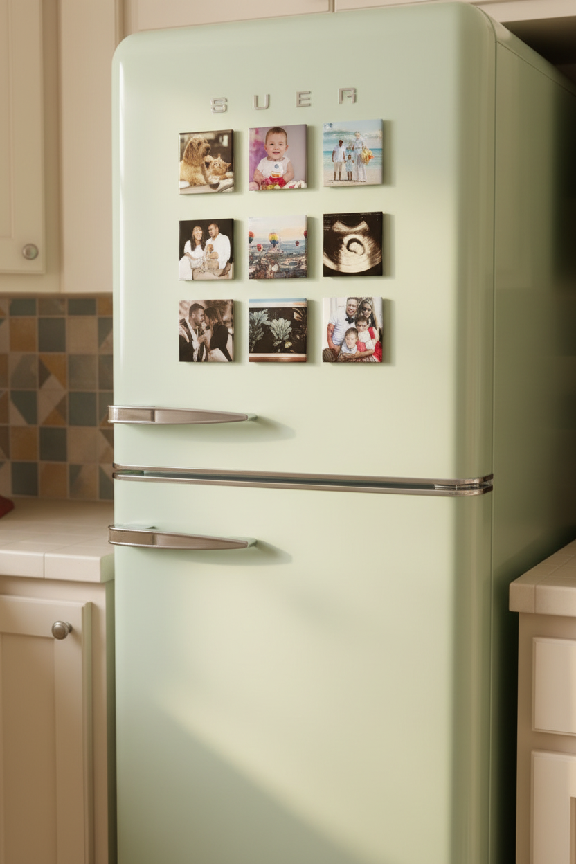 ✨2x2 Custom Photo Magnets ** Set of 9 MAGNETS ✨